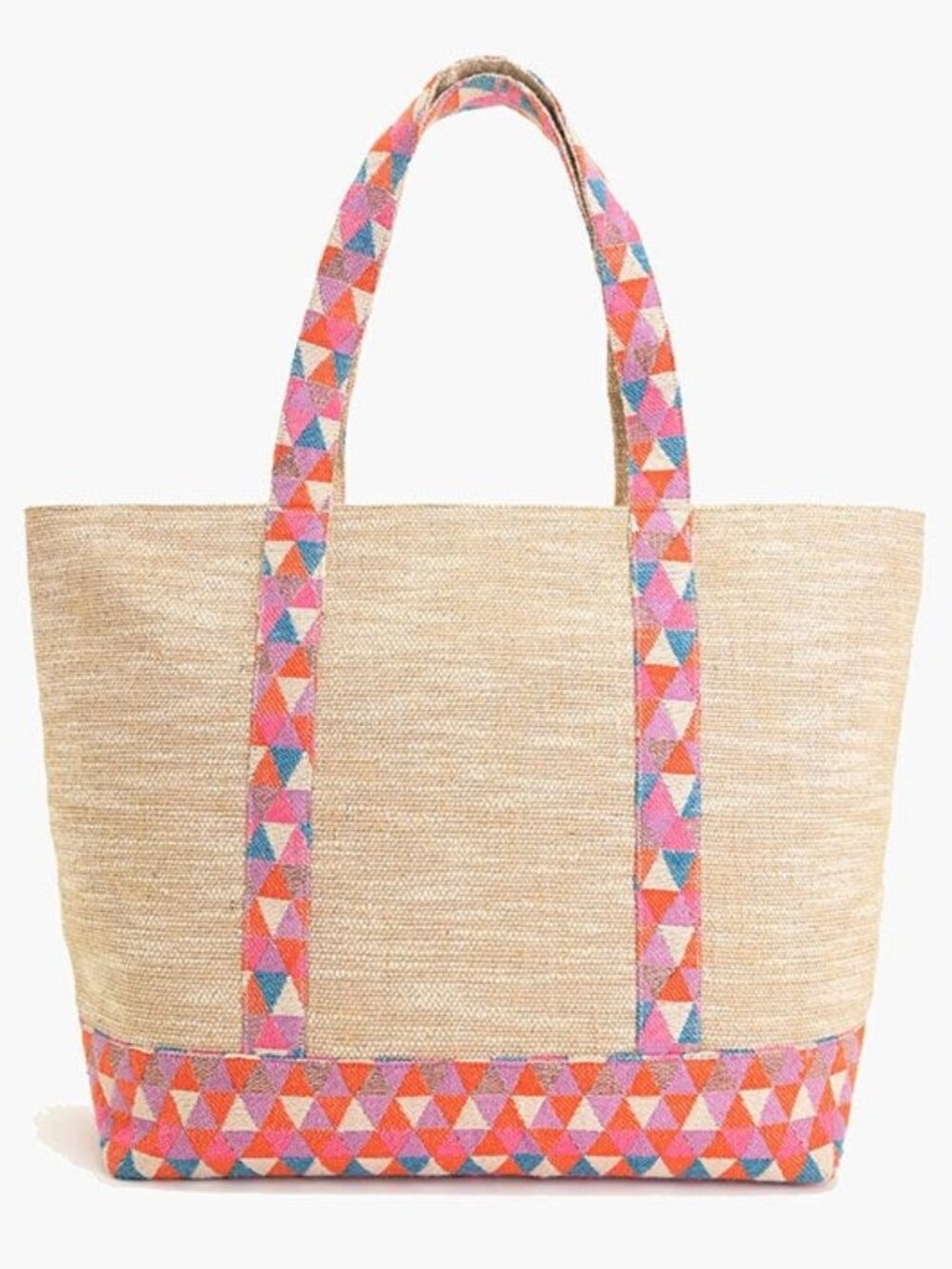 NWT America & Beyond Crab Shell Starfish Beaded Boat Tote Beach Bag Resort - Picture 4 of 5